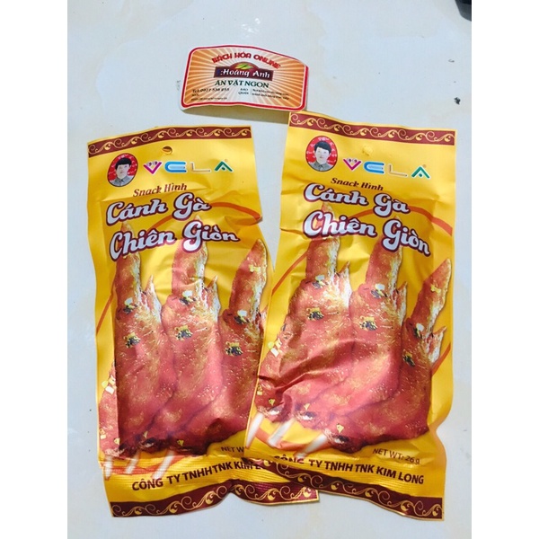 Snack cánh gà chiên giòn