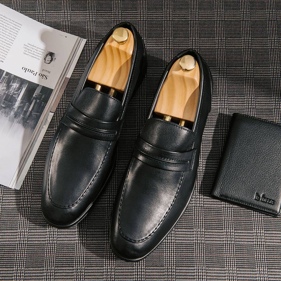 Giày Da Nam LAFORCE Penny Loafer GNLAMJ238-F1-D Tặng Đón Gót Tiện Lợi