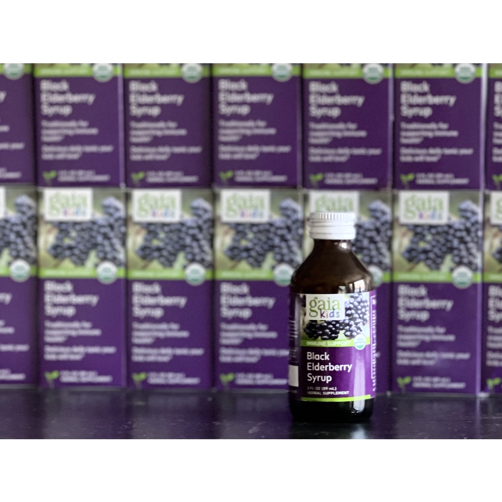 Siro cơm cháy Elderberry Gaia 89mL