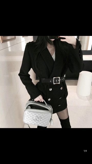 Áo khoác vest kèm belt phong cách ulzzang ( hình thật ở cuối) | BigBuy360 - bigbuy360.vn