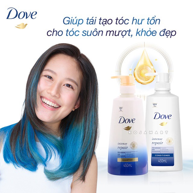 Dầu Gội / Dầu Xả Dove Thái Lan Phục Hồi Hư Tổn 450ml | BigBuy360 - bigbuy360.vn