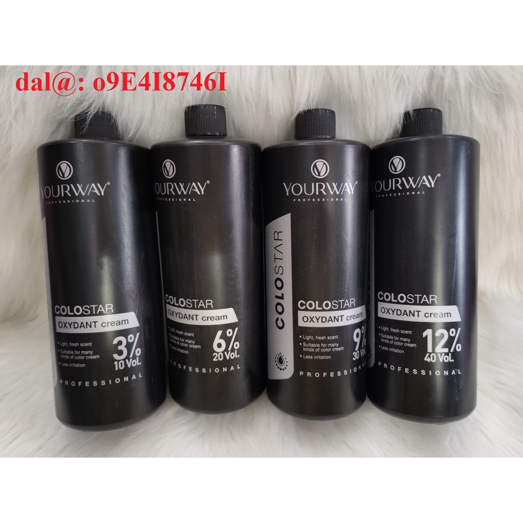 Oxy trợ nhuộm Yourway 1000ml mùi dễ chịu