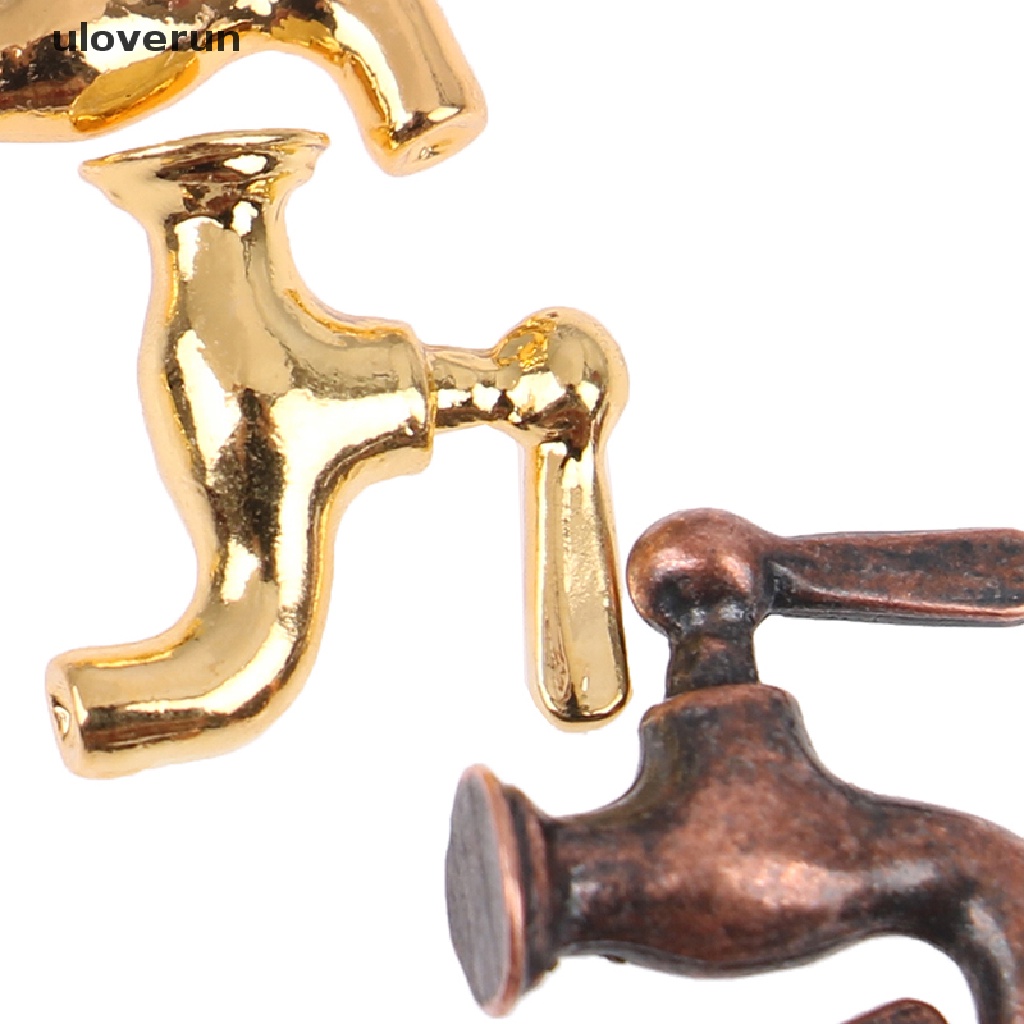 Set 4 Vòi Nước Kim Loại 1: 12 Trang Trí Nhà Búp Bê