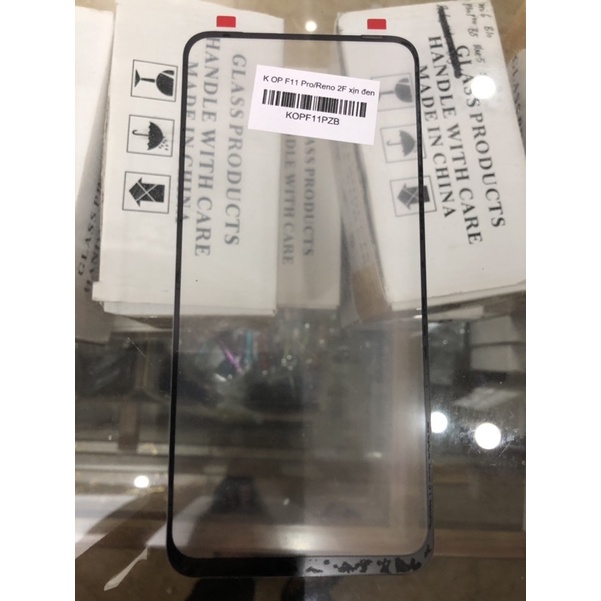 Kính Oppo F11 Pro / Reno 2F/ K3/ Realme X  OCA xịn đen