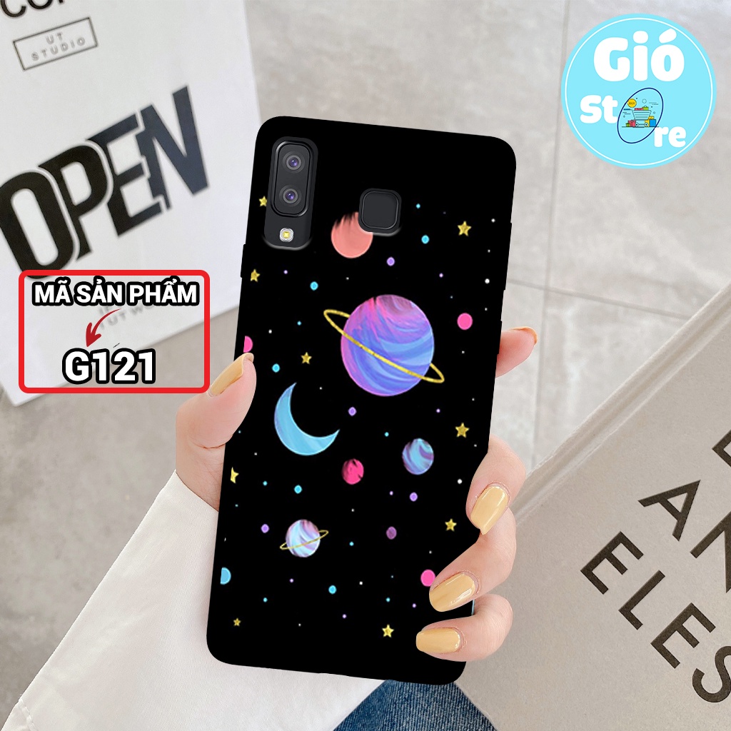 Ốp lưng điện thoại Samsung Galaxy A8 Star in hình vũ trụ,ngân hà cực hot – lưng nhựa nhám viền dẻo