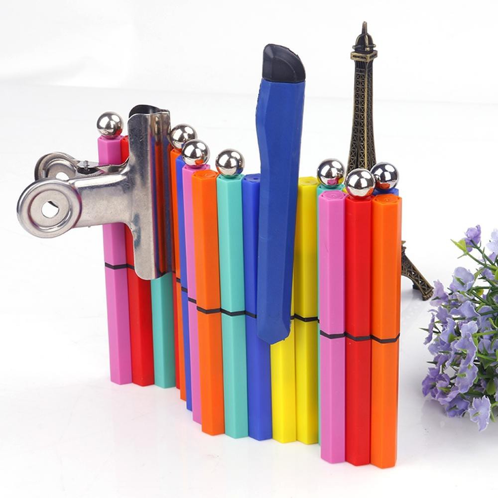 Bộ xếp hình nam châm Bút mực kim Bucky - Đầy đủ 12 bút + 6 bi