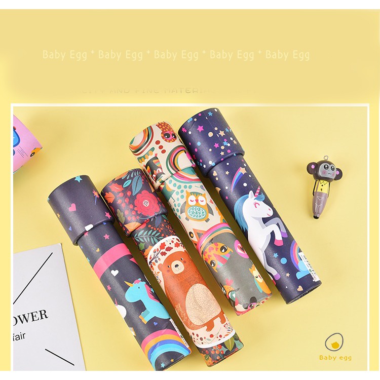 Kính vạn hoa nhiều màu sắc đồ chơi trẻ em thông minh montess cho bé trai gái khám phá 3 4 5 6 7 tuổi baby egg