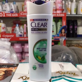 Dầu gội Clear Sạch Gàu Mát Lạnh Bạc Hà 180G