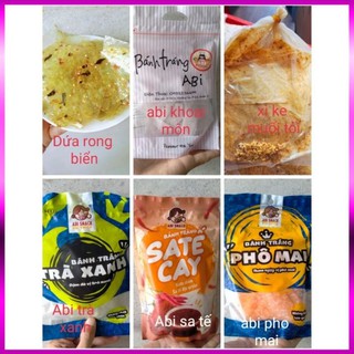 Bánh tráng abi nhiều vị siêu ngon, món ăn siêu hot.