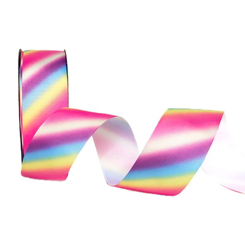 Cuộn Dây Ruy Băng Màu Gradient Lấp Lánh Dùng Gói Quà DIY