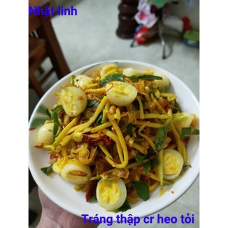 Bánh tráng trộn đủ vị thập cẩm khô bò kèm nước sốt kèm quất tách riêng gia vị