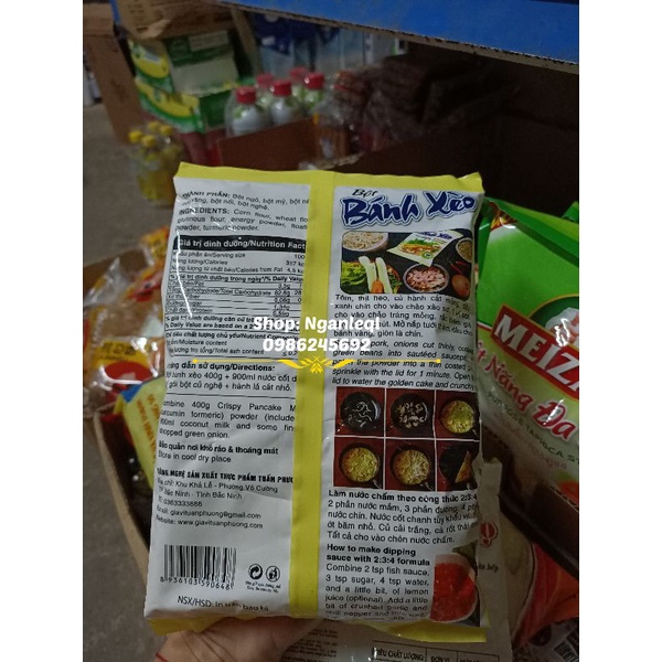 Bột Bánh Xèo Tuấn Phương gói 400g