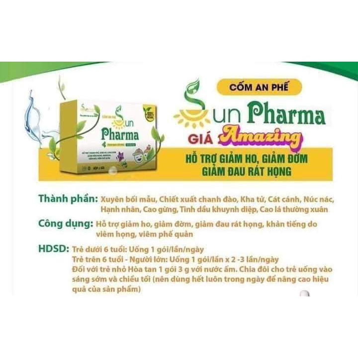 Cốm An Phế SUNPLUS hết ho, tiêu đờm hộp 30 gói