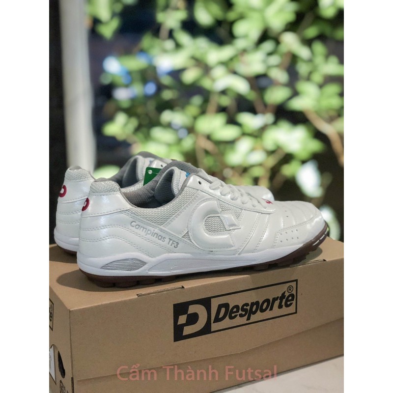 GIÀY ĐÁ BANH CHÍNH HÃNG DESPORTE CAMPINAS TF3 WHITE