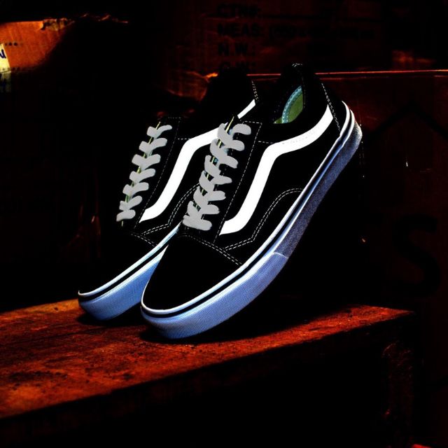 Giày old skool phản quang full box