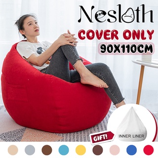 Vỏ Bọc Ghế Lười Hạt Đậu Mềm Mại Cỡ 90x110cm Cho Người Lớn