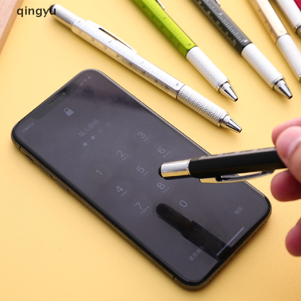 Bút Bi Đa Năng 6 Trong 1 Màn Hình Cảm Ứng Tiện Dụng