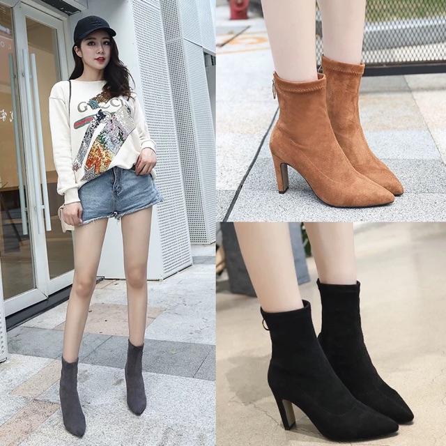 Boots nữ da
