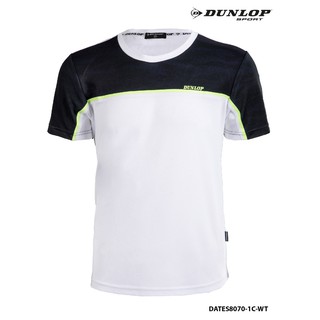 Áo thun thể thao nam dunlop - dates8070-1-wt