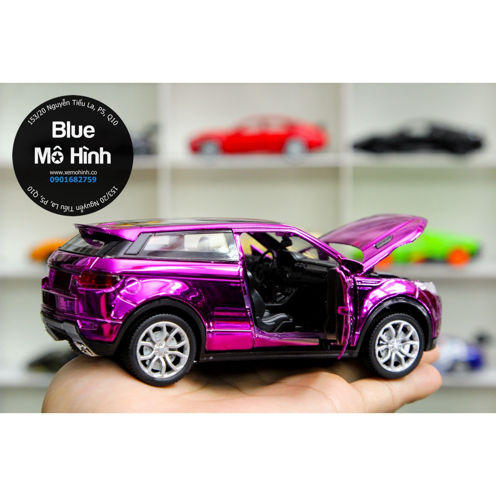 Blue mô hình | Xe mô hình Range Rover Evoque Crom tỷ lệ 1:32