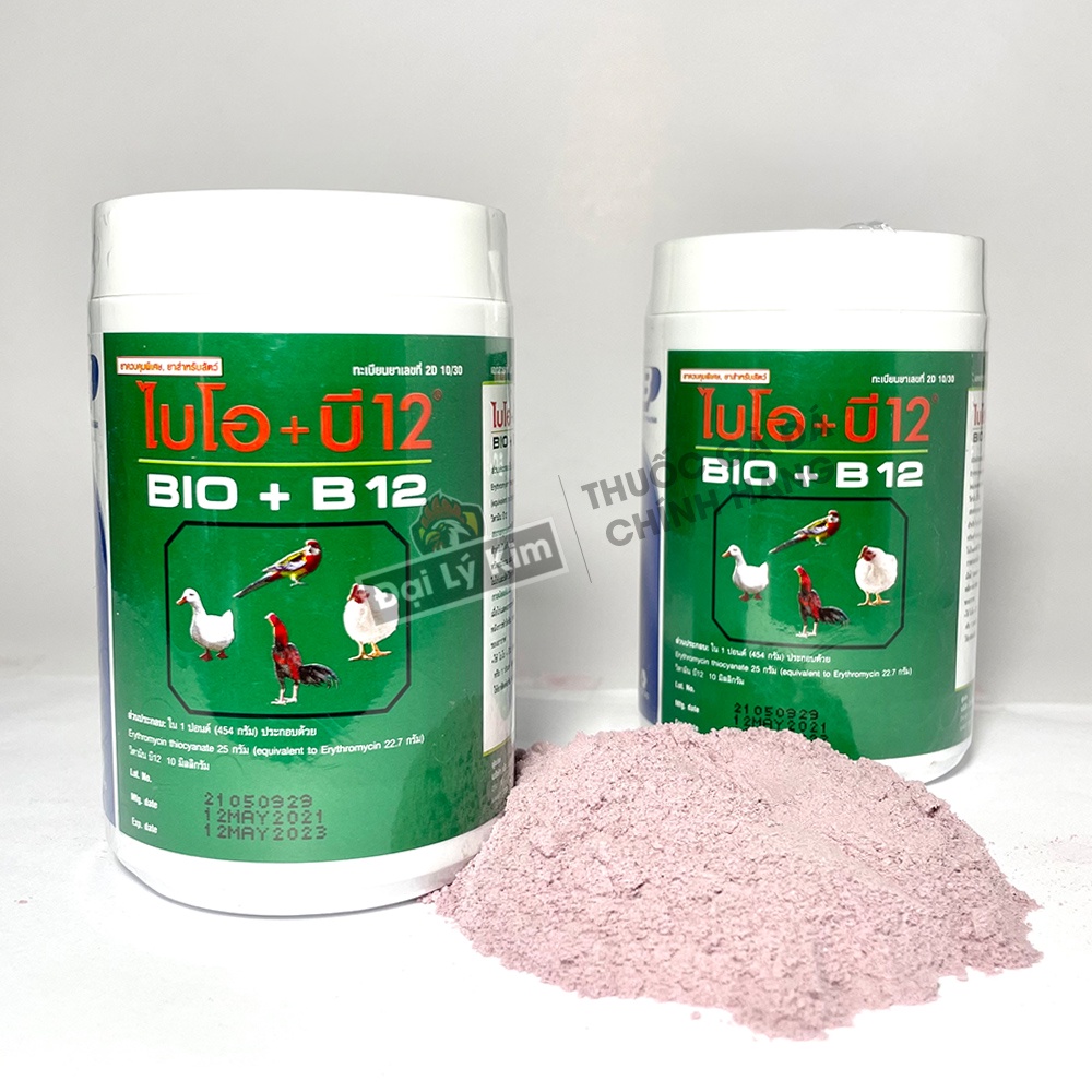 Sản phẩm úm gà con Bio B12, 1 hủ 120 gram, nhập khẩu chính hãng Thái Lan