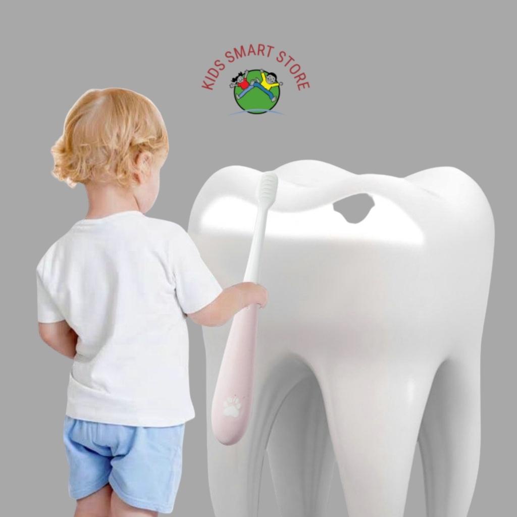 Bàn chải đánh răng lông tơ siêu mềm cho bé