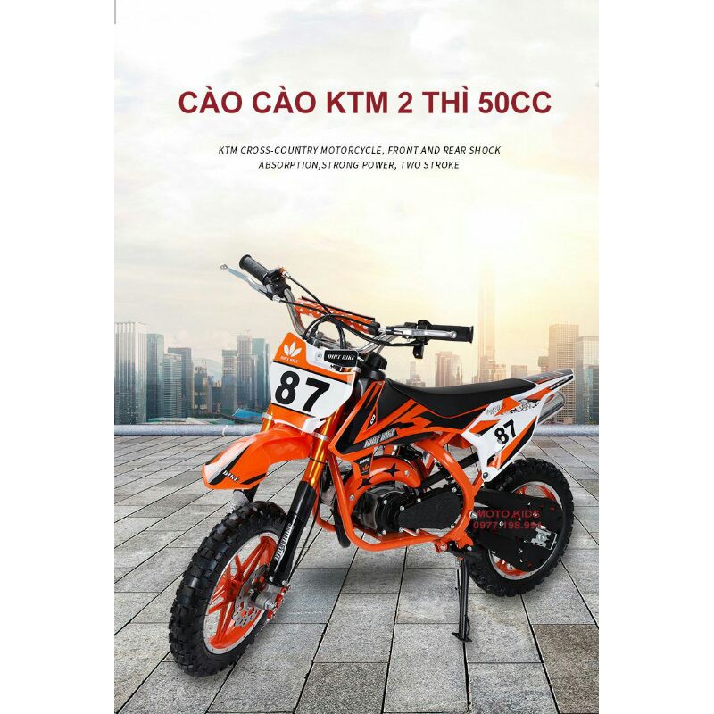 Xe cào cào mini/ 2 thì 50cc/ xe tam mao/ cào cào 87