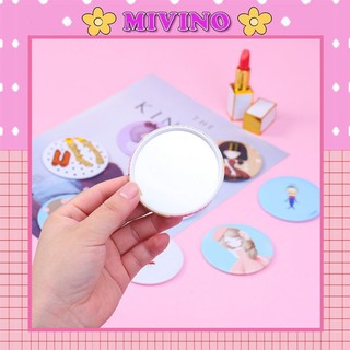 Gương mini Mivino gương trang điểm cẩm tay siêu cute G09