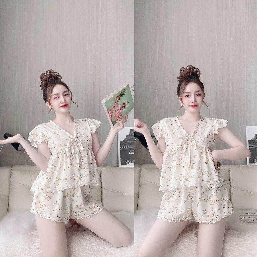 Đồ Ngủ Nữ BIGSIZE Đồ Ngủ Sexy lụa Satin cao cấp mềm mại xinh xắn &lt; 65KG