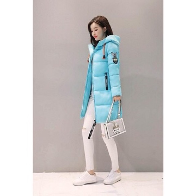 Áo phao dáng dài hàng quảng châu cao cấp