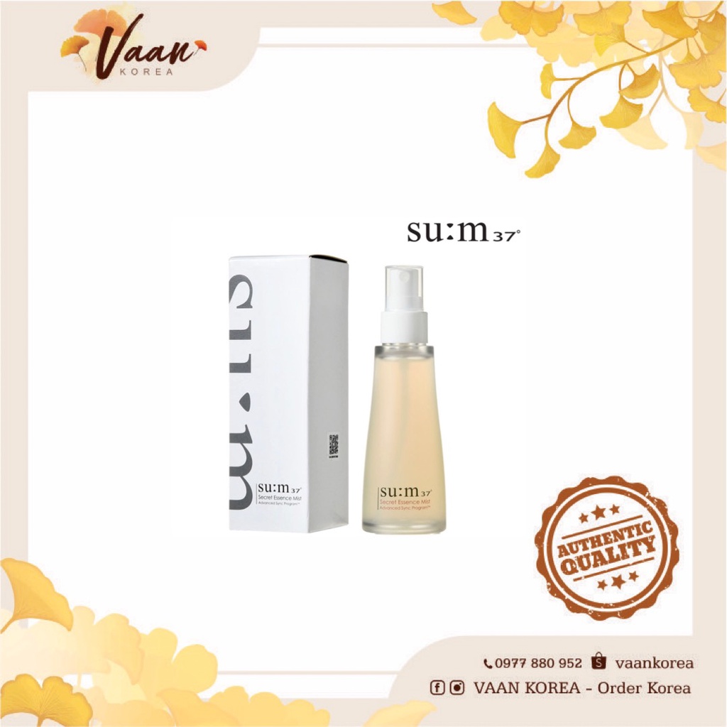 Xịt Khoáng Nước Thần Su:M 37 Secret Essence Mist 60ml | BigBuy360 - bigbuy360.vn