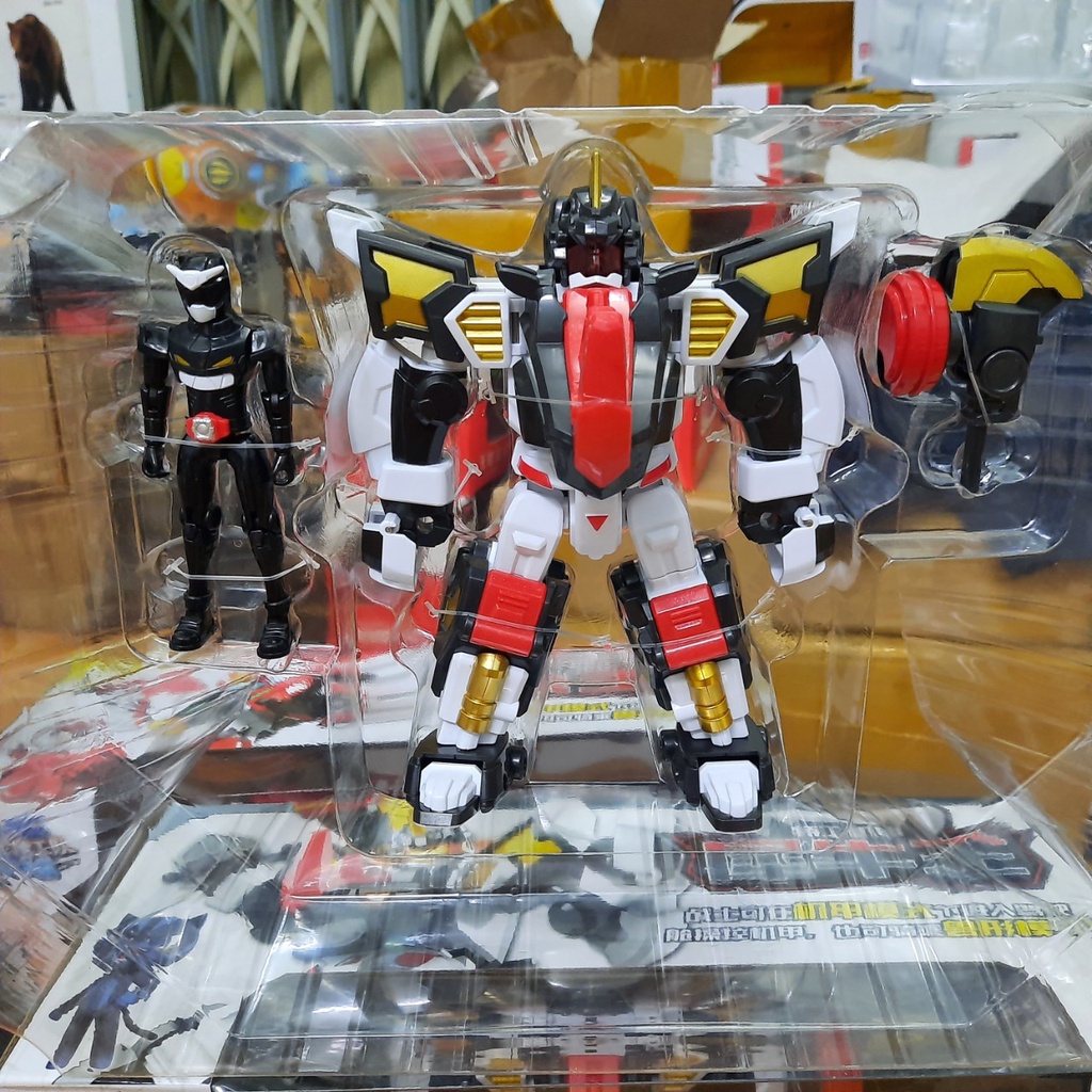 Mô hình miniforce mùa 4 Robot Chiến binh thú tê giác Kora đồ chơi trẻ em