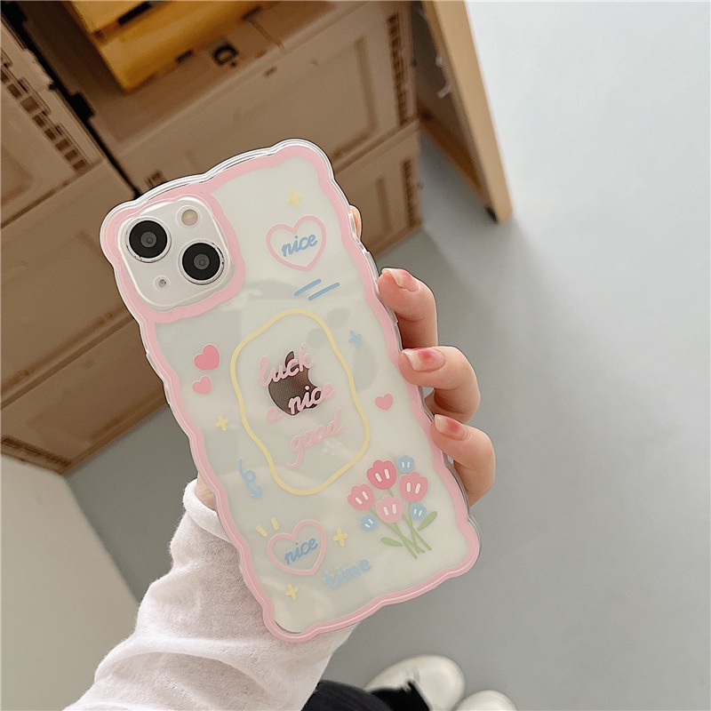 Ốp lưng iphone trong lượn sóng nice day 6/6s/6plus/6splus/7/7plus/8/8plus/xs/11/12/13/14/pro/max/plus/promaxTLS5