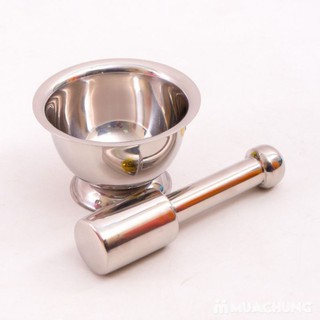 Bộ cối chày bằng inox, cối chày inox