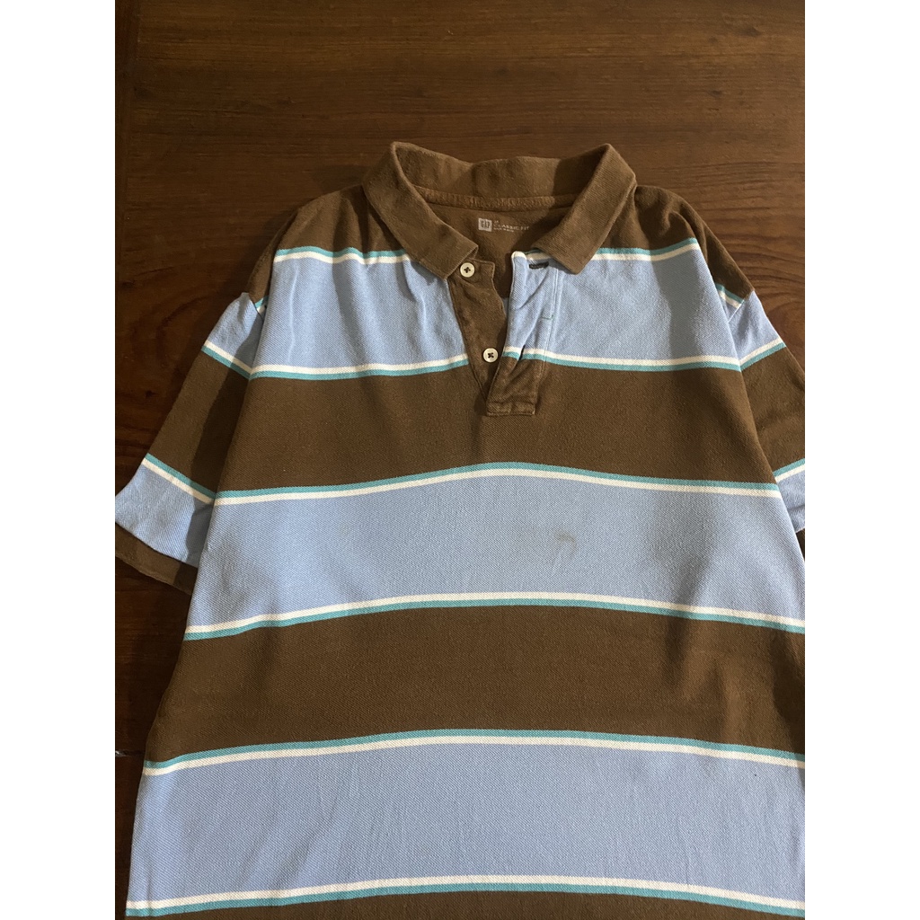 &lt; 2HAND ĐƯỢC LỰA MẪU &gt; áo polo 2hand sọc đủ màu, áo thun có cổ, áo unisex . big size. Lâu 2hand