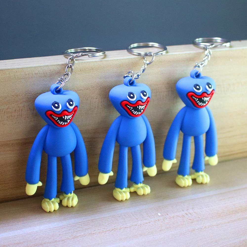 Móc Khóa Hình Búp Bê Wuggy Xúc Xích Xanh Dương Thanh Lịch