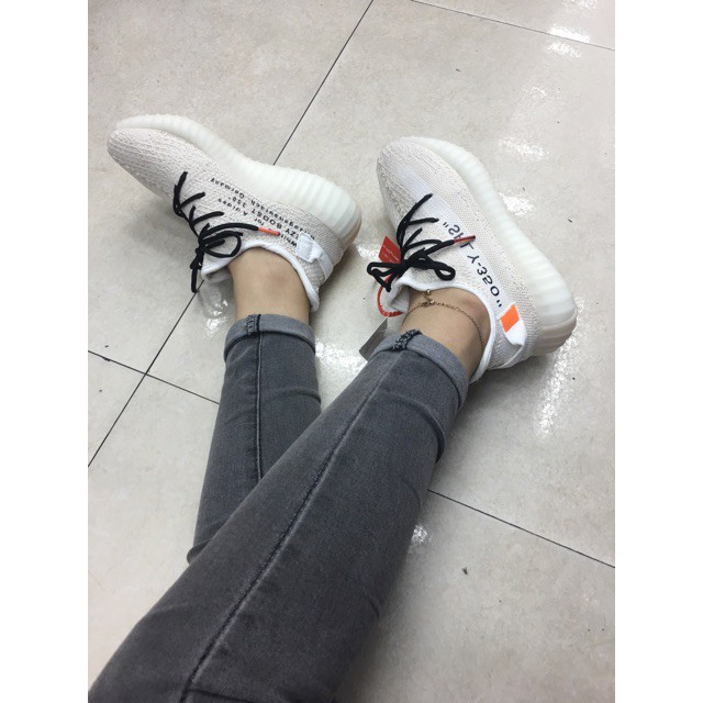 giày yeezy Off white (tặng móc khoá + video + ảnh thật ) | BigBuy360 - bigbuy360.vn