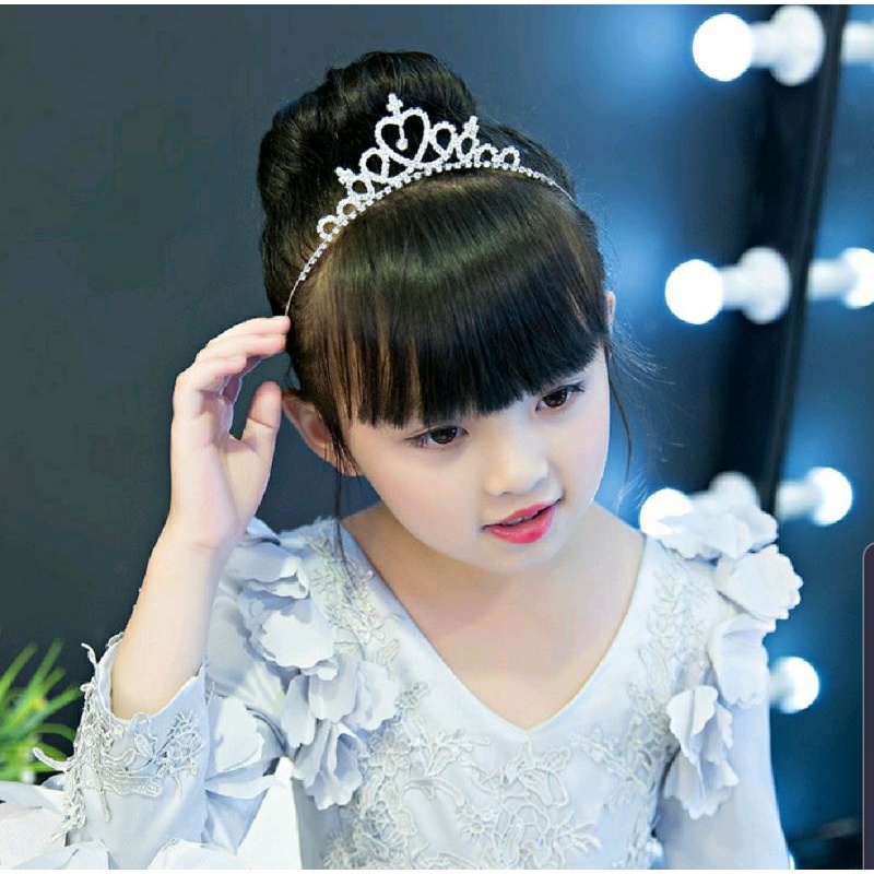 Vương miện cô dâu đính đá pha
