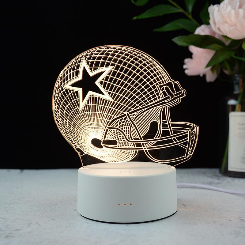 Đèn ngủ, đèn trang trí Led 3D, Con Sứa