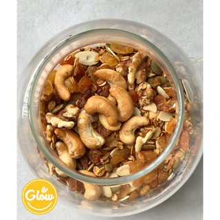 GLOW Granola: thơm ngon, không đường (sản phẩm  đạt tiêu chuẩn chất lượng Vệ Sinh An Toàn Thực Phẩm)