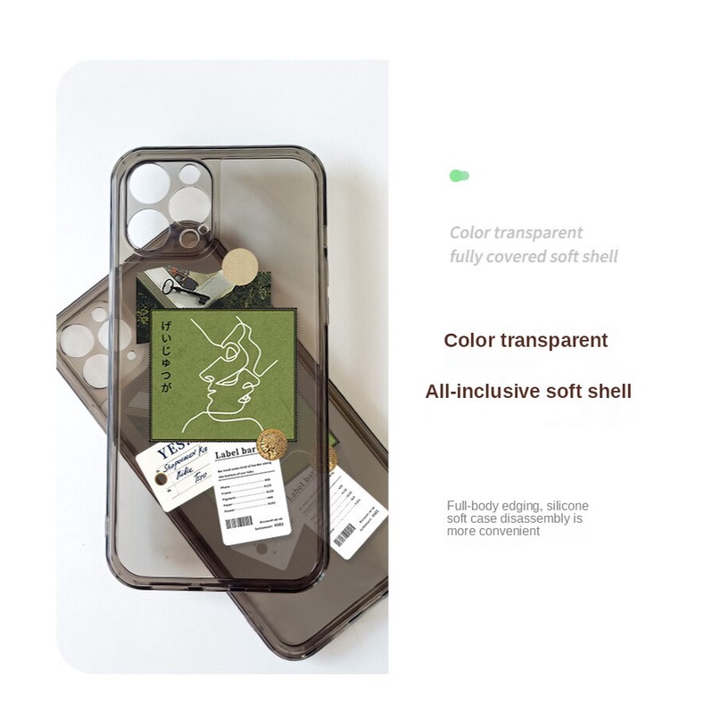 Ốp lưng iphone ốp Điện Thoại Tpu Mềm Trong Suốt Thời Trang Cho Iphone Xs 12 Mini 11 Pro Max Xs Max Xr 6s 8 7plus