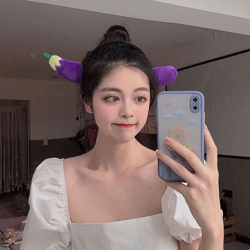 Băng đô cài tóc hình quả chuối dễ thương cho nữ