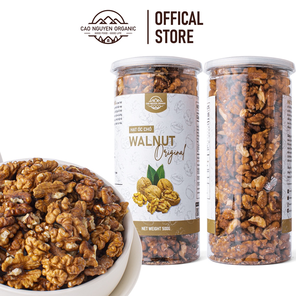Hạt óc chó vàng CN ORGANIC sấy nguyên vị, nhân óc chó vàng tốt cho bà bầu, mẹ và bé 250g/500g OCMV0005