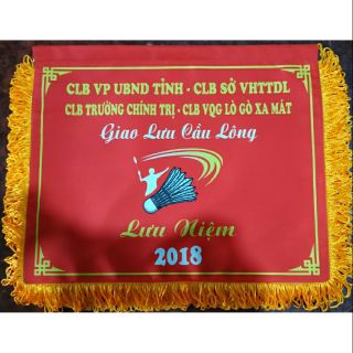 Cờ lưu niệm nhận thiết kế theo yêu cầu