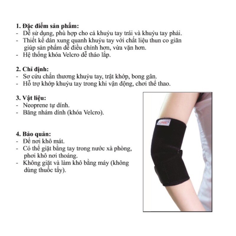 Băng Thun Khuỷ Tay- bảo vệ khuỷ tay