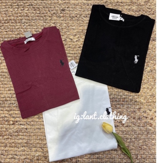 Áo thun Chào hè ngưa thêu/dài tay tăm