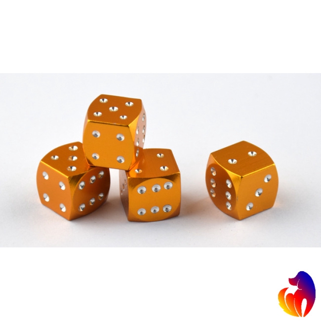 Blackhole Set 4 nút van lốp xe bằng nhôm hình viên súc xắc chống bụi cao cấp tiện lợi dễ sử dụng