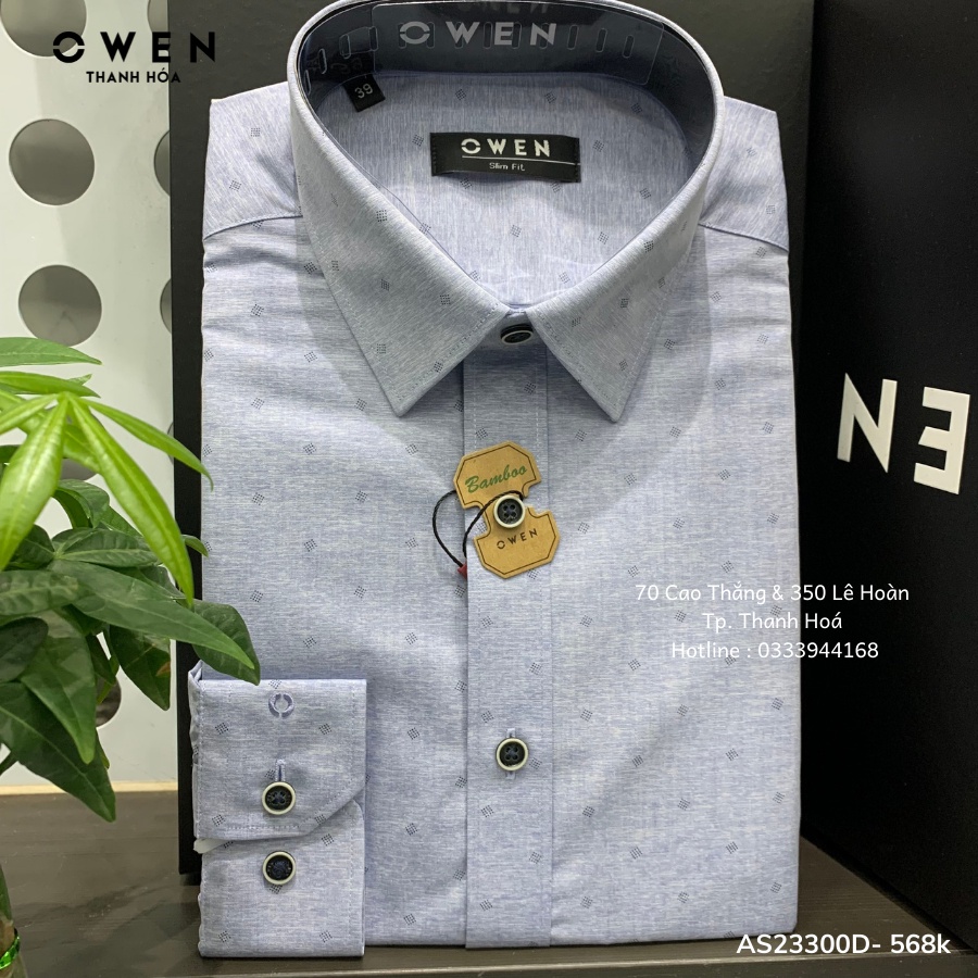 OWEN - Áo sơ mi dài tay Owen - Hàng mới về - AS23300D