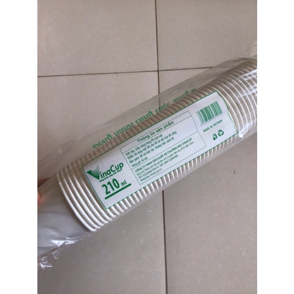 50 cốc giấy dùng 1 lần loại 210ml