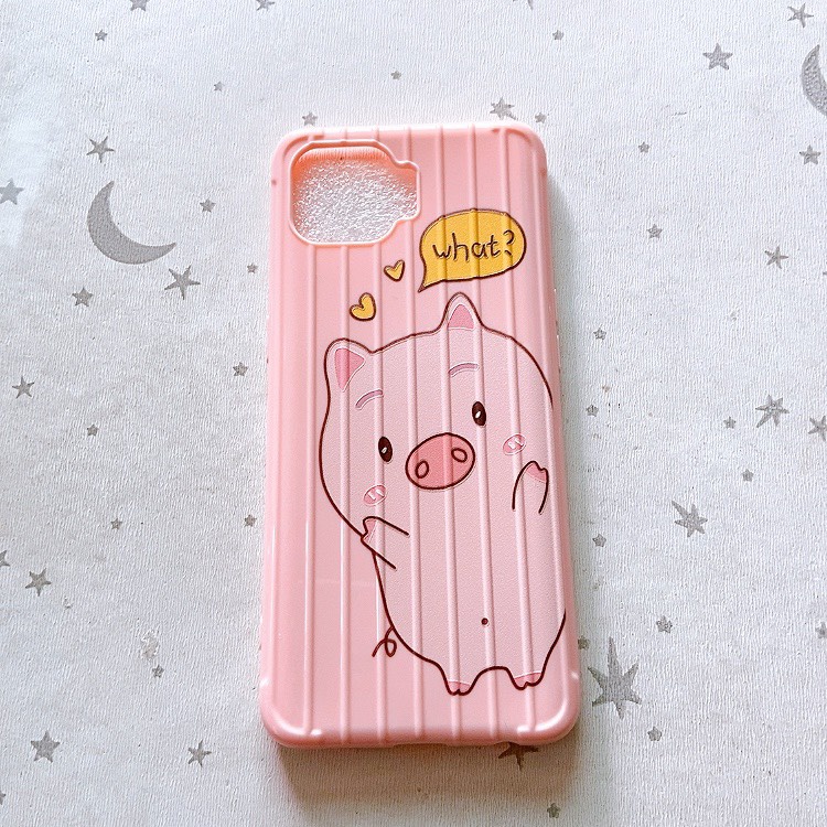 Ốp lưng vali màu dẻo cute Oppo A93/F17 PRO/RENO 4 LITE